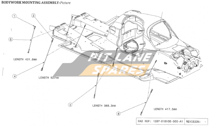 BODYWORK MOUNTING ASSEMBLY